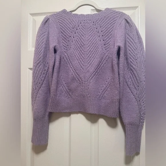 Anthropologie Scalloped Collar Sweater - Picture 2 of 12